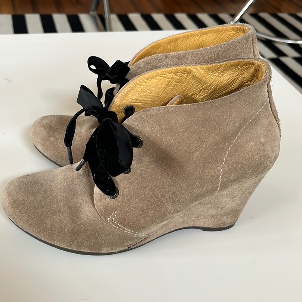 Anthropology Wedge Boots